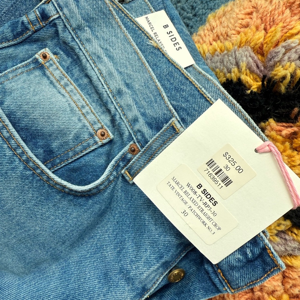 BNWT SIZE 30 B SIDES MARCEL jeans RELAXED STRAIGHT